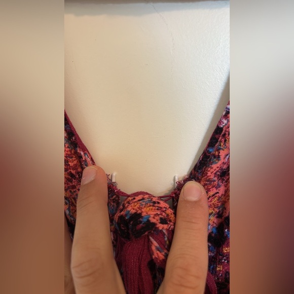 Free People Women's Floral boho cut out Jumpsuit romper - Picture 5 of 6